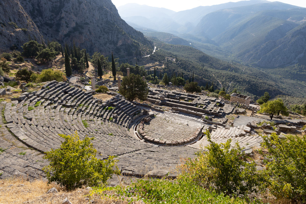 Reference photo of Delphi in Greece